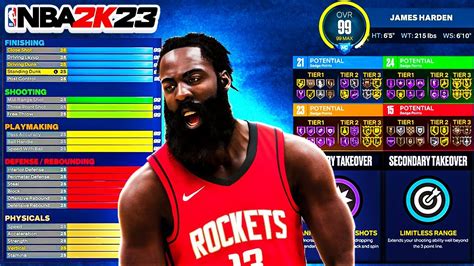 james harden build 2k23|nba 2k23 james harden build.